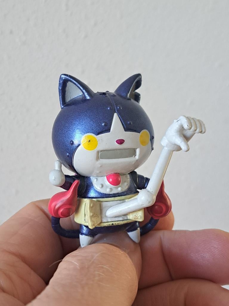 Robonyan, Yo-kai Type, Hasbro, rubber 5x4x6cm, Ophalen of Verzenden, Gebruikt