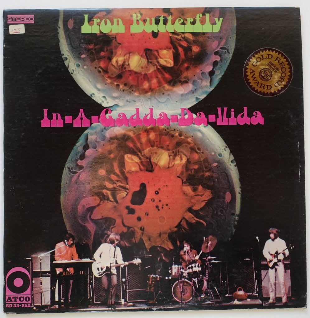 Iron butterfly, in a gaddadavida, lp, vinyl, Gebruikt, Ophalen of Verzenden, 1960 - 1969, Inclusief binnenhoes