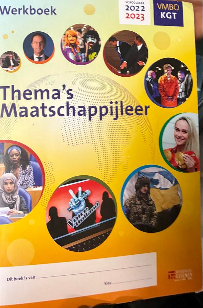 Werkboek Thema's Maatschappijleer VMBO KGT 2022-2023, Ophalen, Gamma, Gelezen, LBO