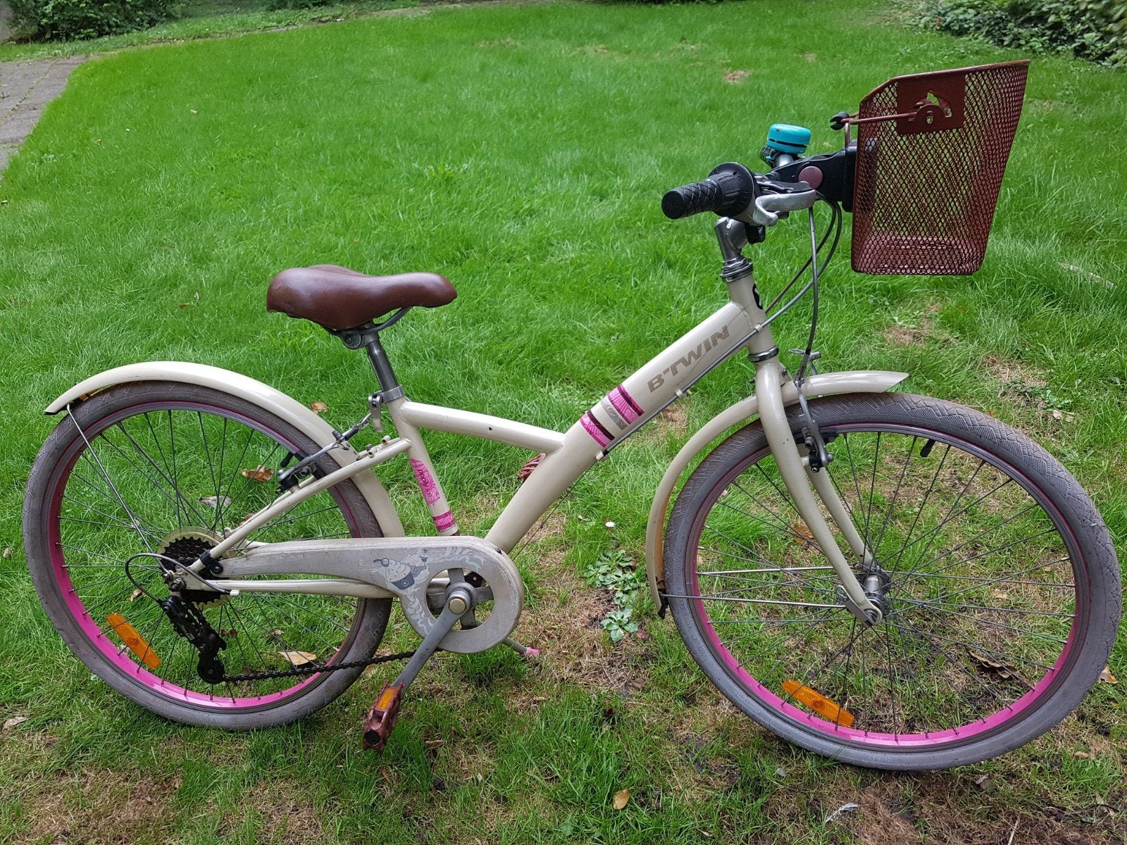 Btwin poply 500 kinderfiets, Ophalen, Velgrem, Versnellingen, Btwin