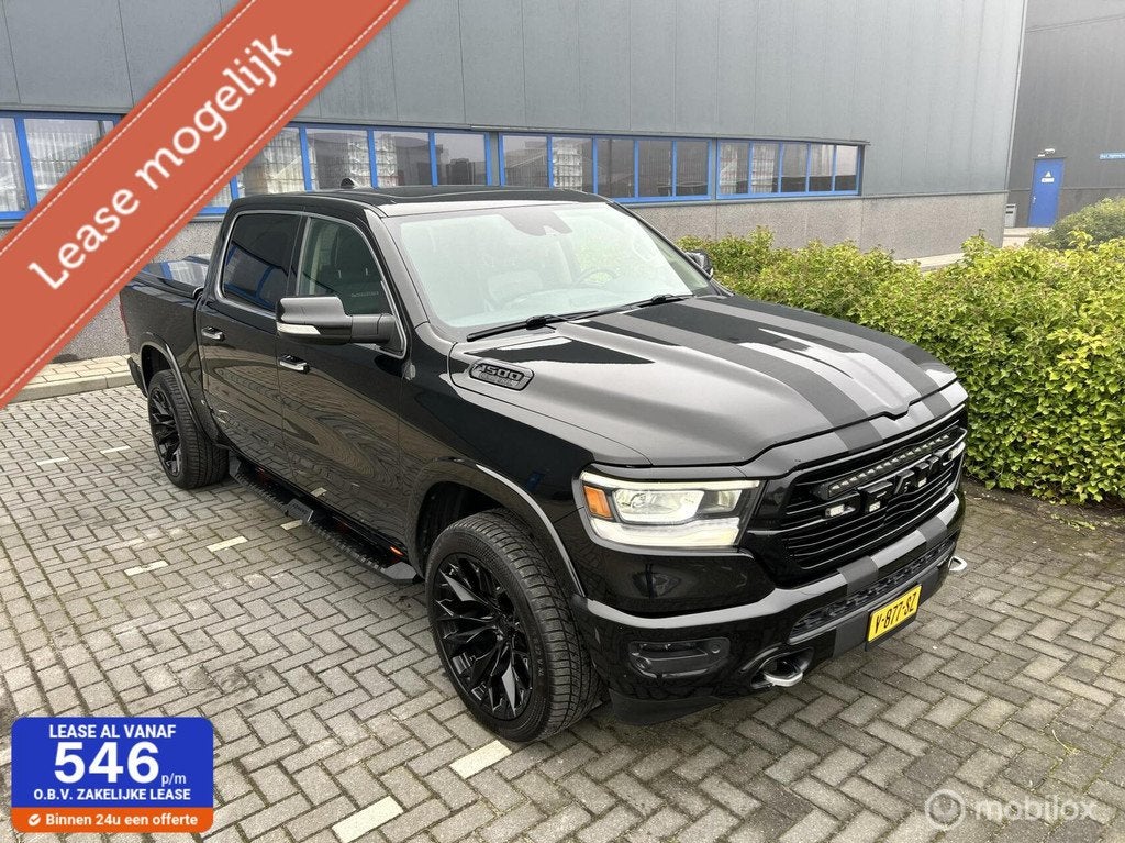 Dodge Ram 1500 4X4 5.7 V8 4x4 Crew Cab Laramie black out lpg, Auto's, Automaat, Gebruikt, 5654 cc, Vierwielaandrijving