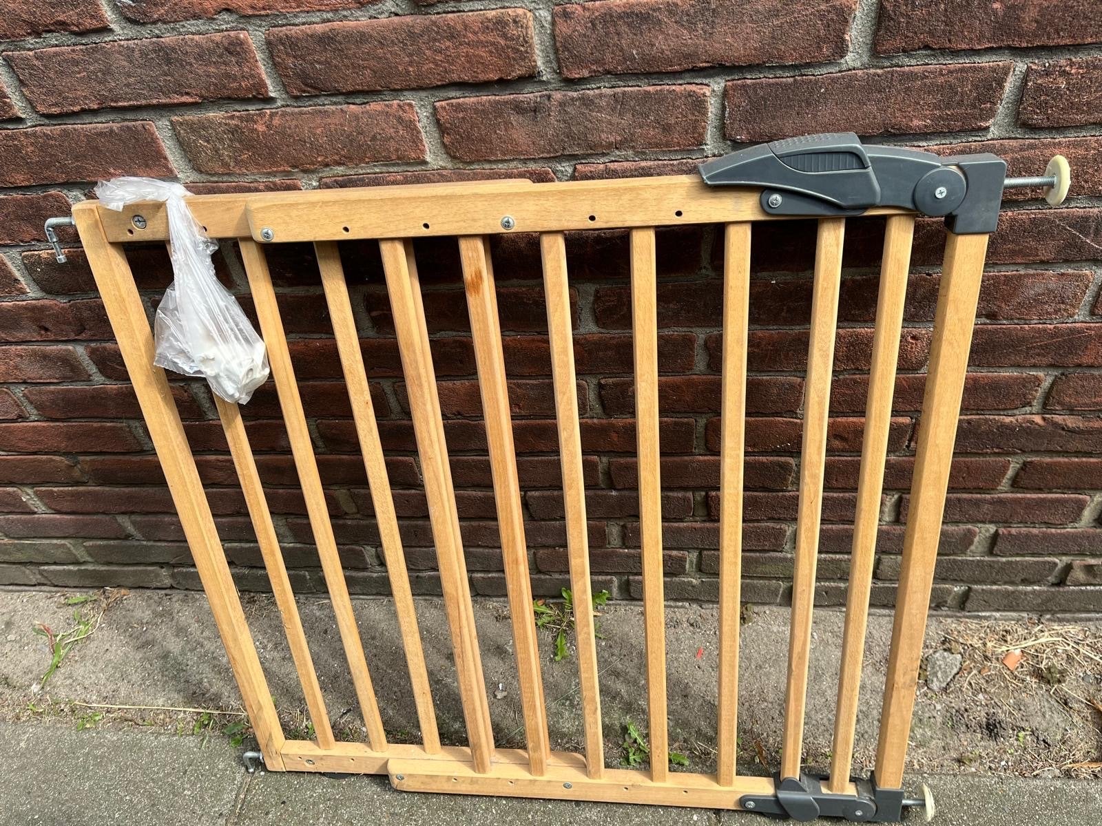 Houten veiligheidshekje Julia - Intergamma, Kinderen en Baby's, Gebruikt, 100 tot 115 cm, Ophalen of Verzenden, Klemhekje