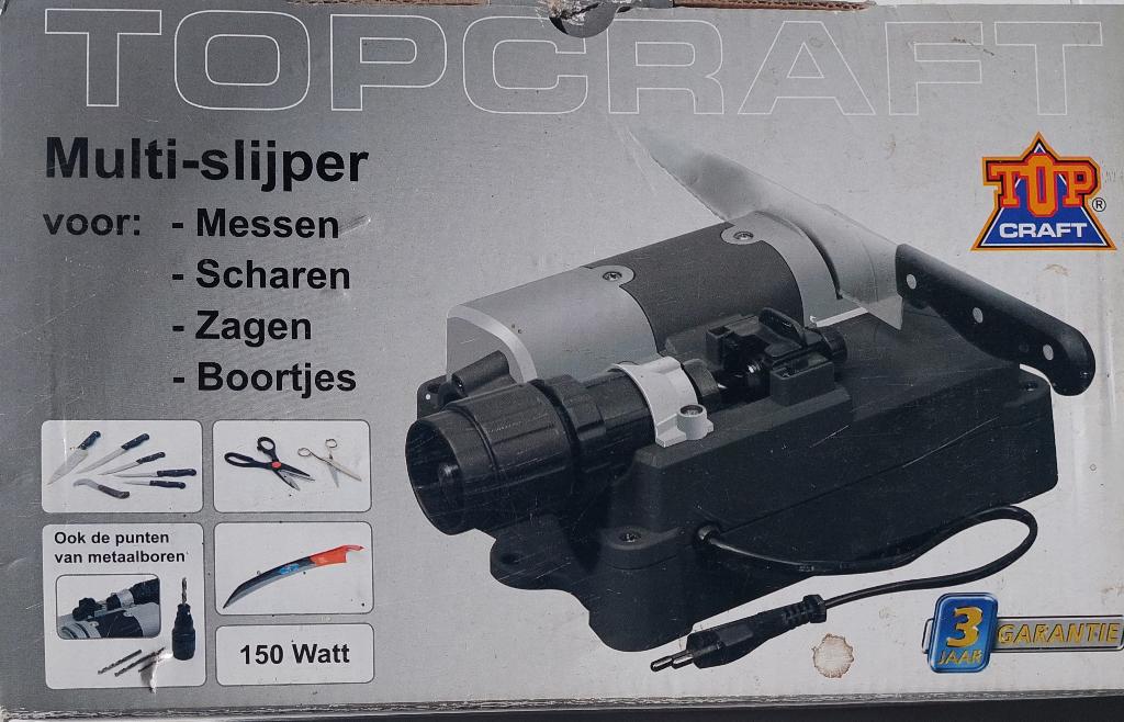 Slijpmachine, messen, boren, scharen, zagen., Ophalen of Verzenden, Zo goed als nieuw