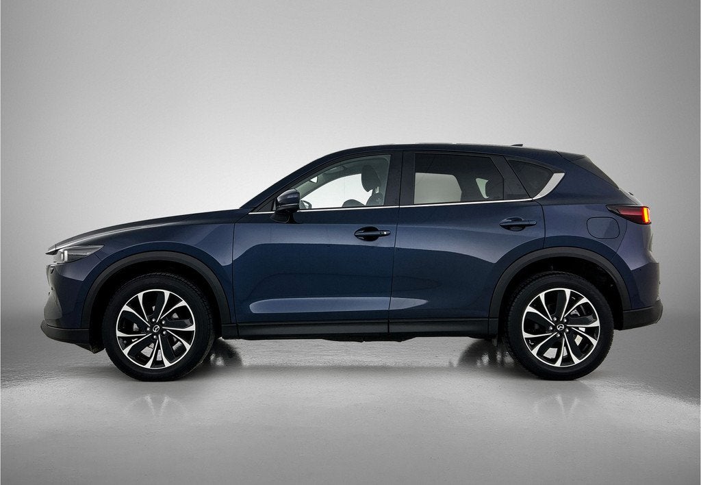Mazda CX-5 2.0 SkyActiv-G 165 Advantage Automaat | 360 Camer, Auto's, Mazda, Stof, Gebruikt, 4 cilinders, Blauw