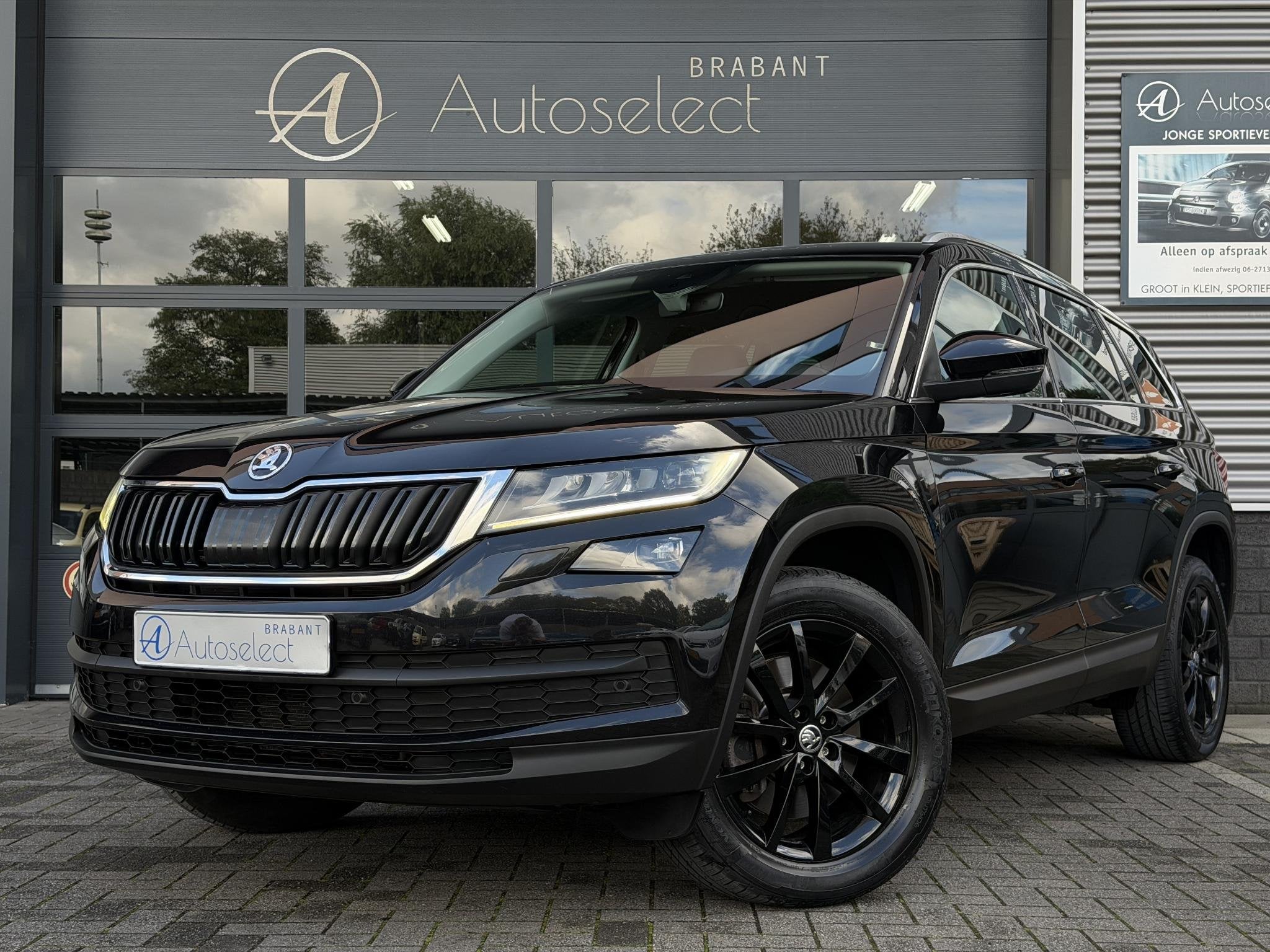 Skoda Kodiaq 2.0 TSI 4x4 Style 7p. Navi | Trekhaak | 180pk, Auto's, Automaat, Gebruikt, 4 cilinders, 1984 cc