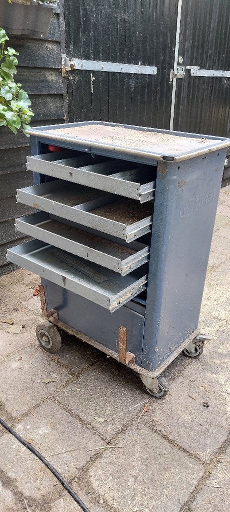 Gedore gereedschapswagen vintage, Ophalen, Gebruikt