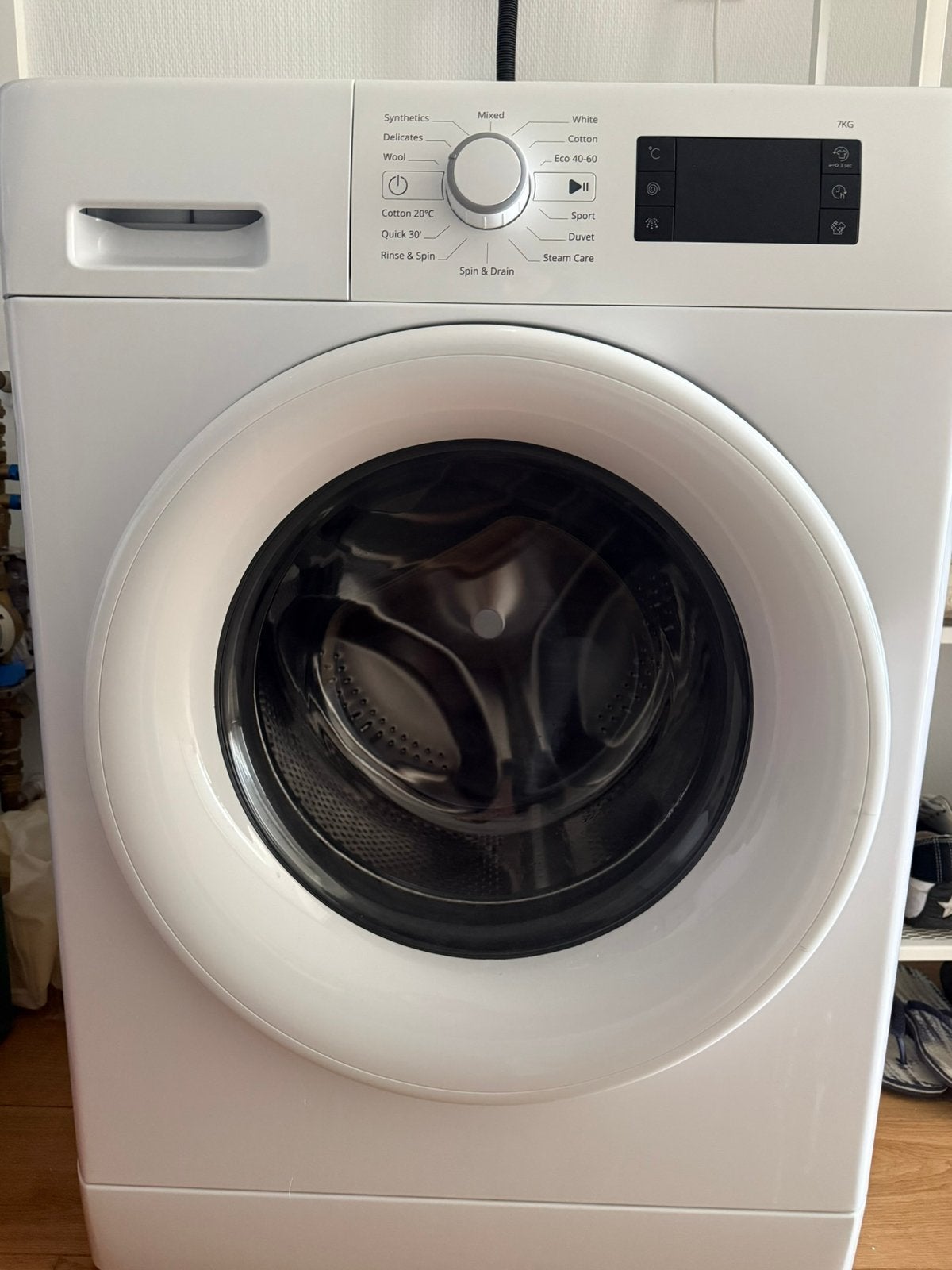 UDDARP wasmachine 7 kg IKEA 300, Witgoed en Apparatuur, Ophalen, Minder dan 85 cm, Zo goed als nieuw, 1200 tot 1600 toeren