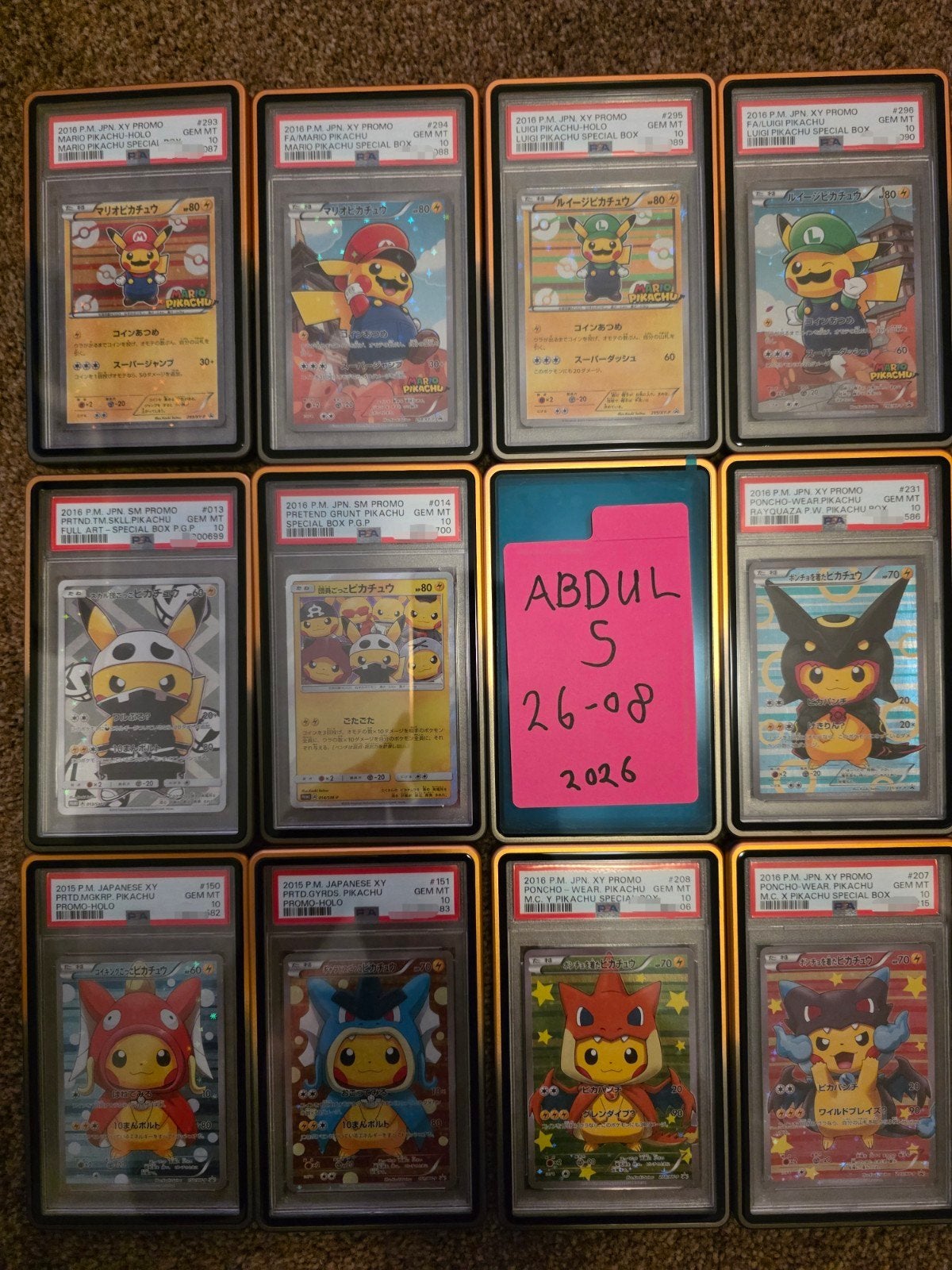 Pokémon Pikachu poncho PSA 10 deels sequential, Hobby en Vrije tijd, Verzamelkaartspellen | Pokémon, Ophalen, Nieuw, Meerdere kaarten