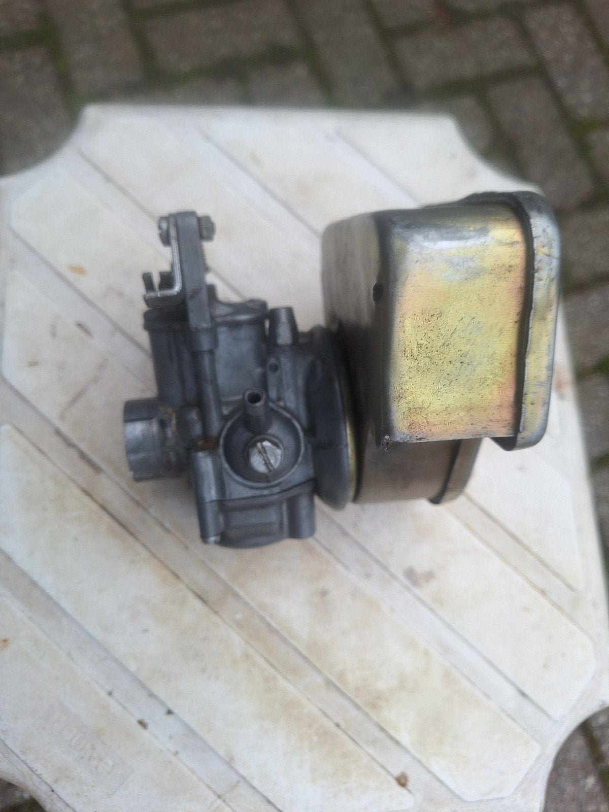 Vespa Dellorto SHB 19.19 carburateur, Ophalen of Verzenden, Gebruikt