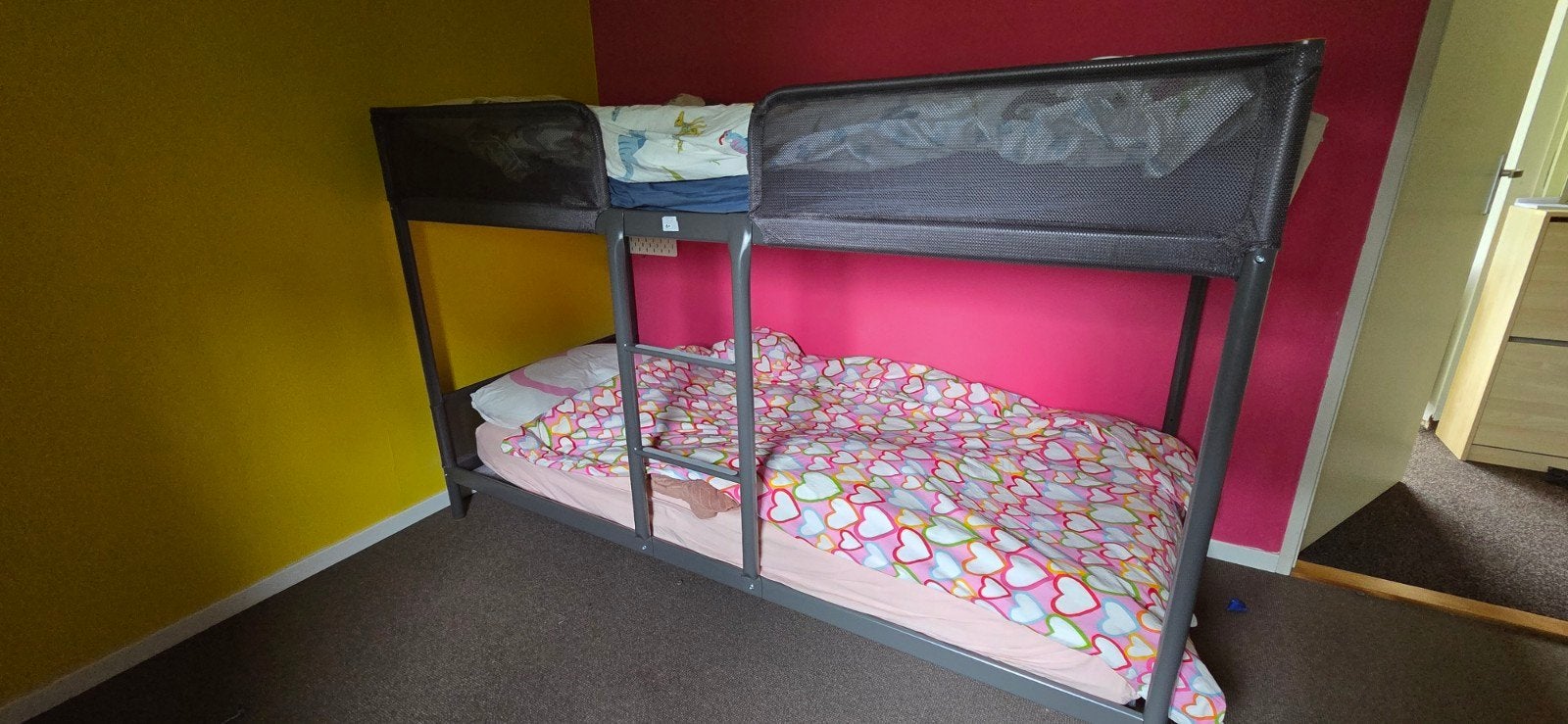 Stapelbed met matrassen, Huis en Inrichting, Ophalen, 90 cm, 160 tot 180 cm, Tweepersoons