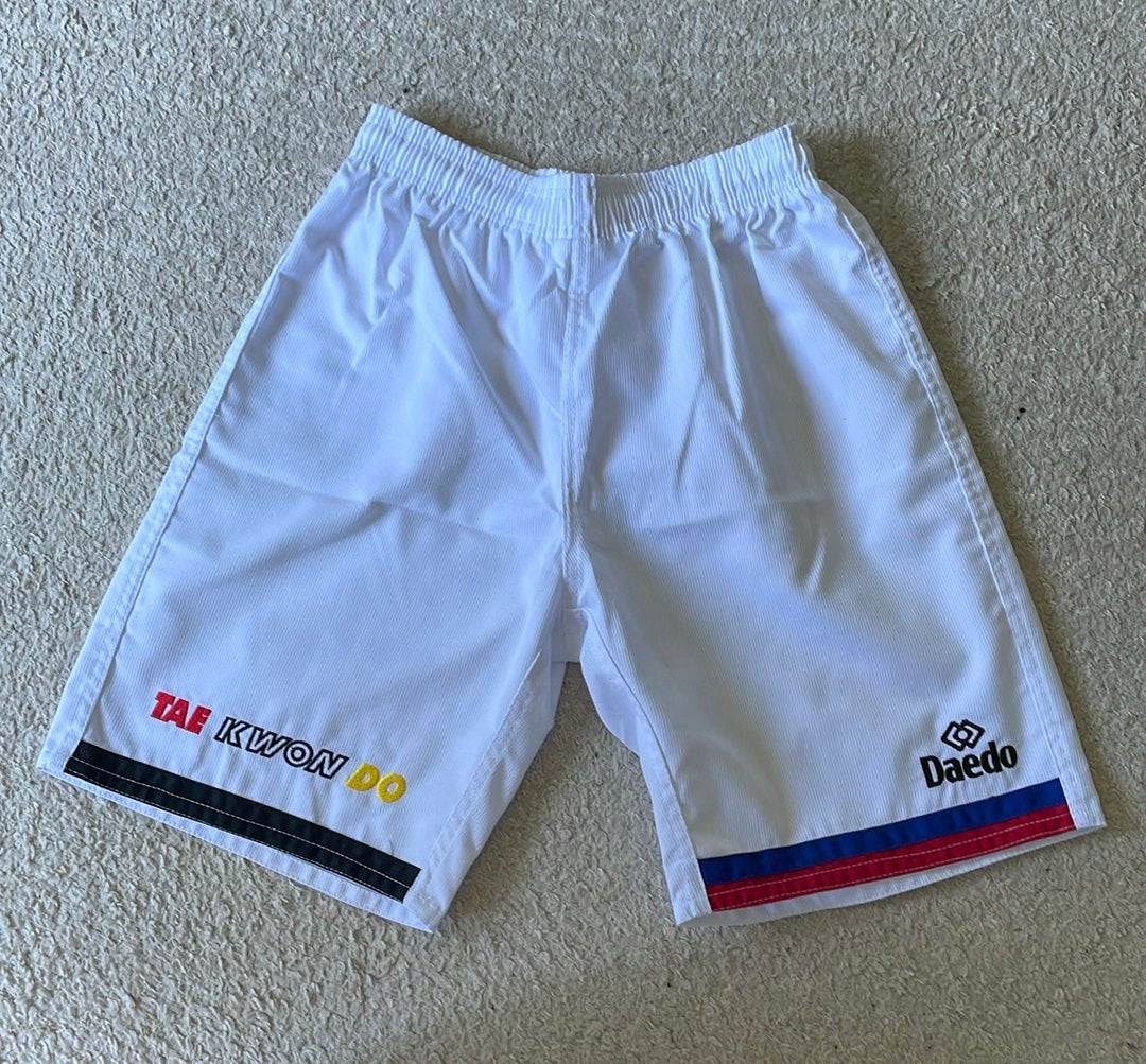 Daedo taekwondo korte broek nieuw, Taekwondo, Maat XS of kleiner, Nieuw, Ophalen of Verzenden