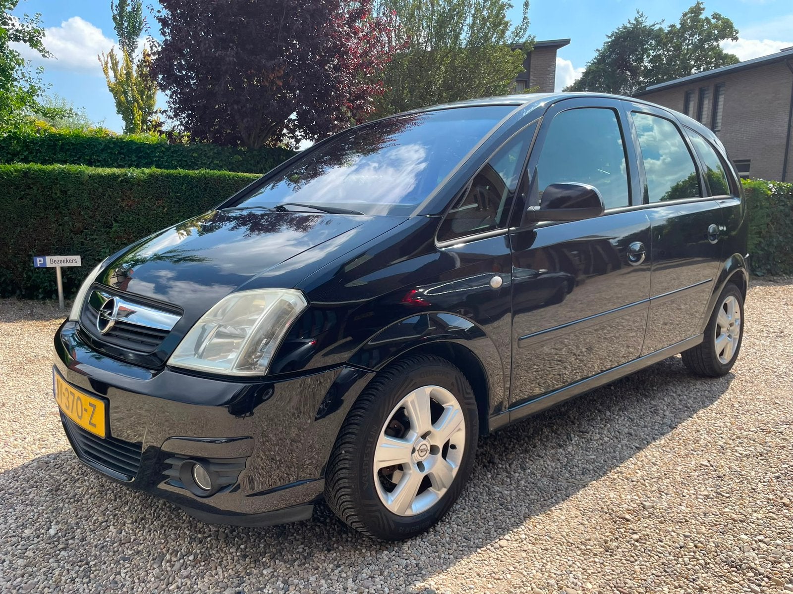 Opel Meriva 1.4 16V 2008 | AIRCO | LMV | TREKHAAK |, Voorwielaandrijving, Elektrische ramen, 4 cilinders, Zwart
