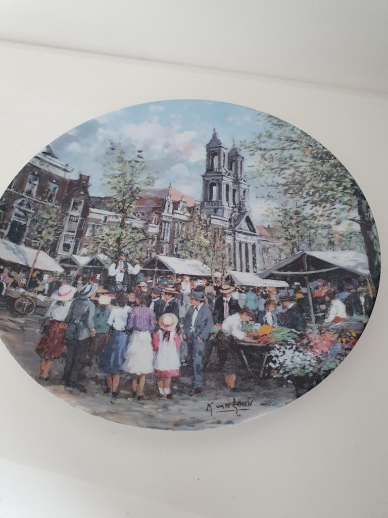 Wandbord het Amsterdamse Waterlooplein, Ophalen of Verzenden