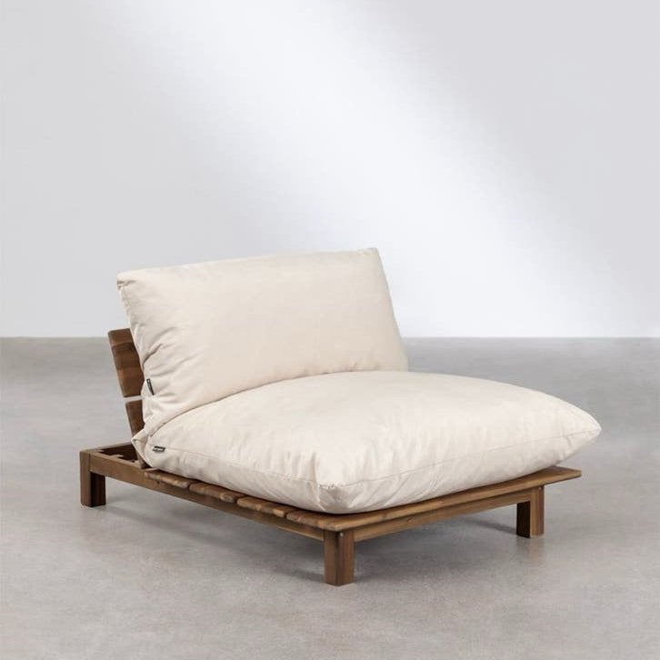 Brina (Sklum) lounge bankje acacia hout, Ophalen, Nieuw, Hout