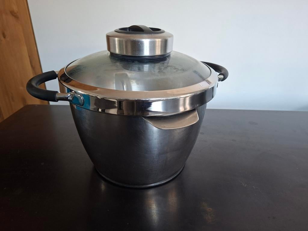Magimix Cook Expert RVS kom / pan met deksel, Gebruikt, 3 snelheden of meer, Ophalen of Verzenden, 2 tot 3 liter