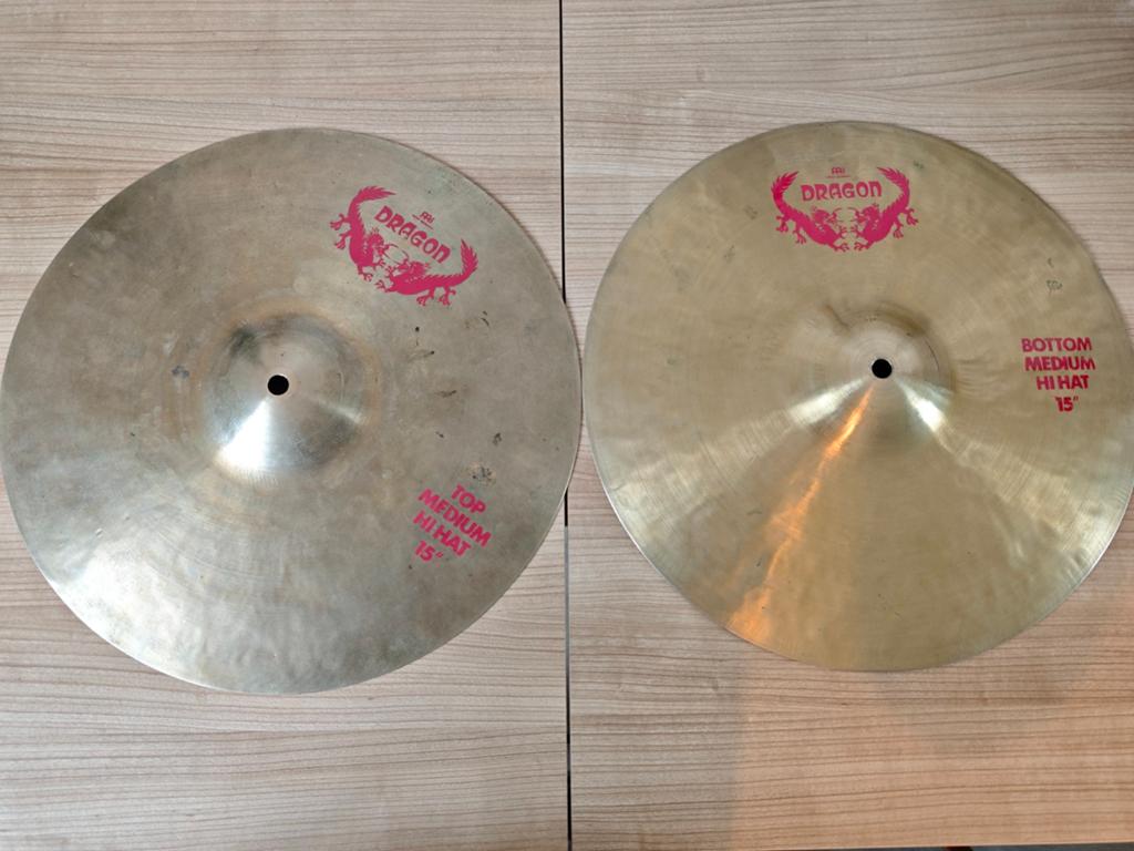 Meinl 15" hi hats dragon serie, Ophalen of Verzenden, Drums of Percussie