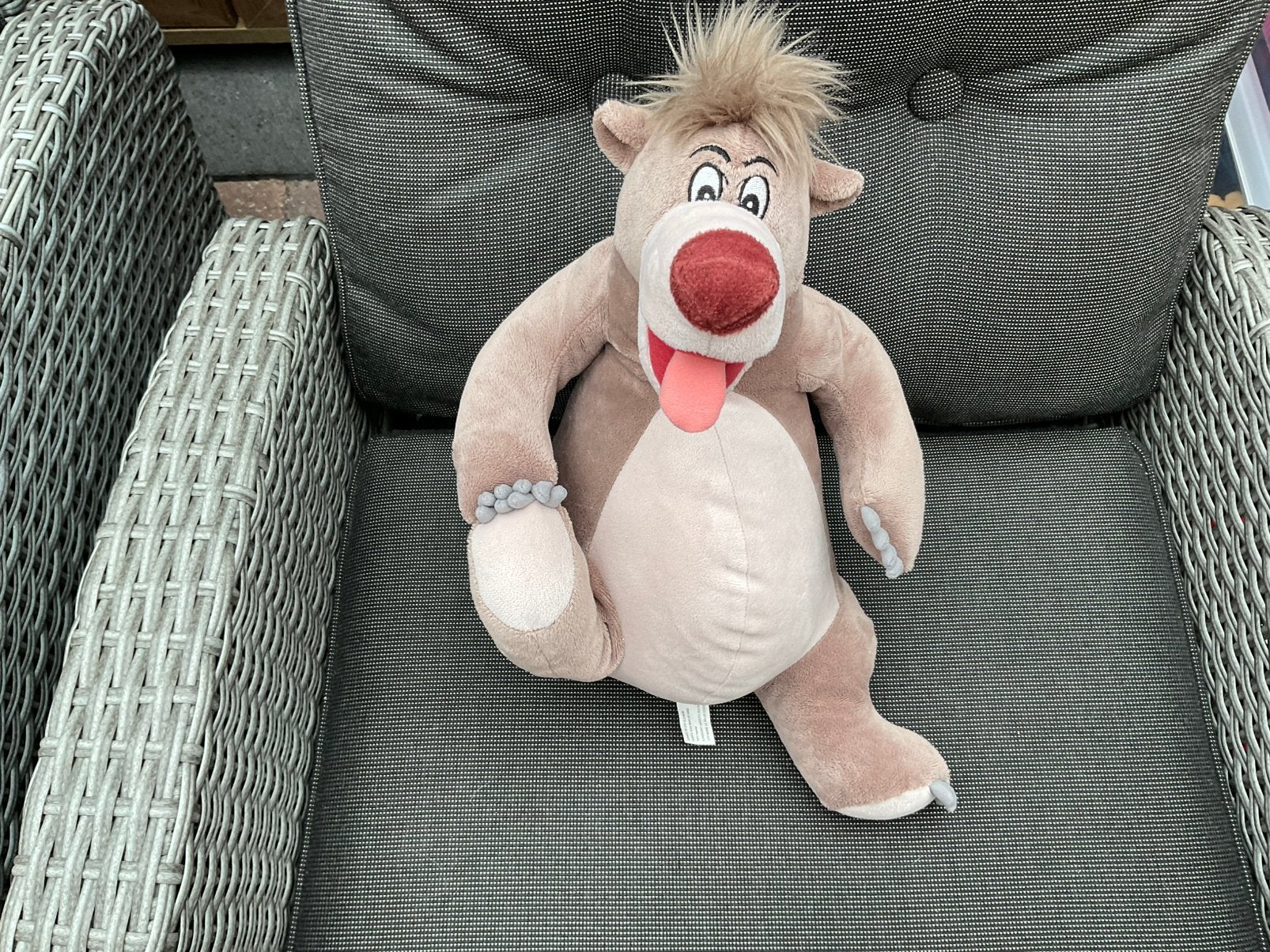 Nieuwe grote Disneyland Parijs Baloe knuffel Jungleboek, Ophalen, Leeuwenkoning of Jungle Boek, Nieuw, Knuffel