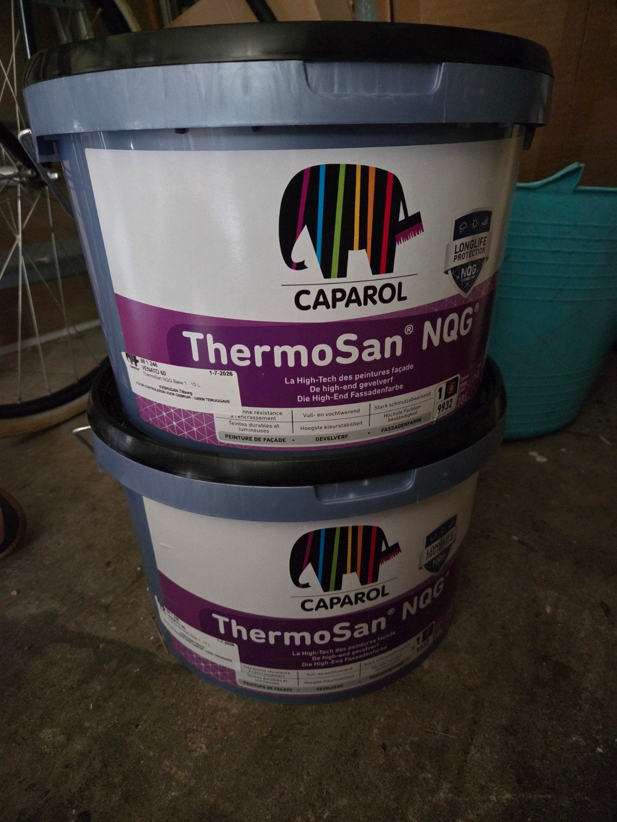Caparol ThermoSan NQG Gevelverf 10L (2 stuks), Ophalen, Overige kleuren, 5 tot 10 liter, Nieuw