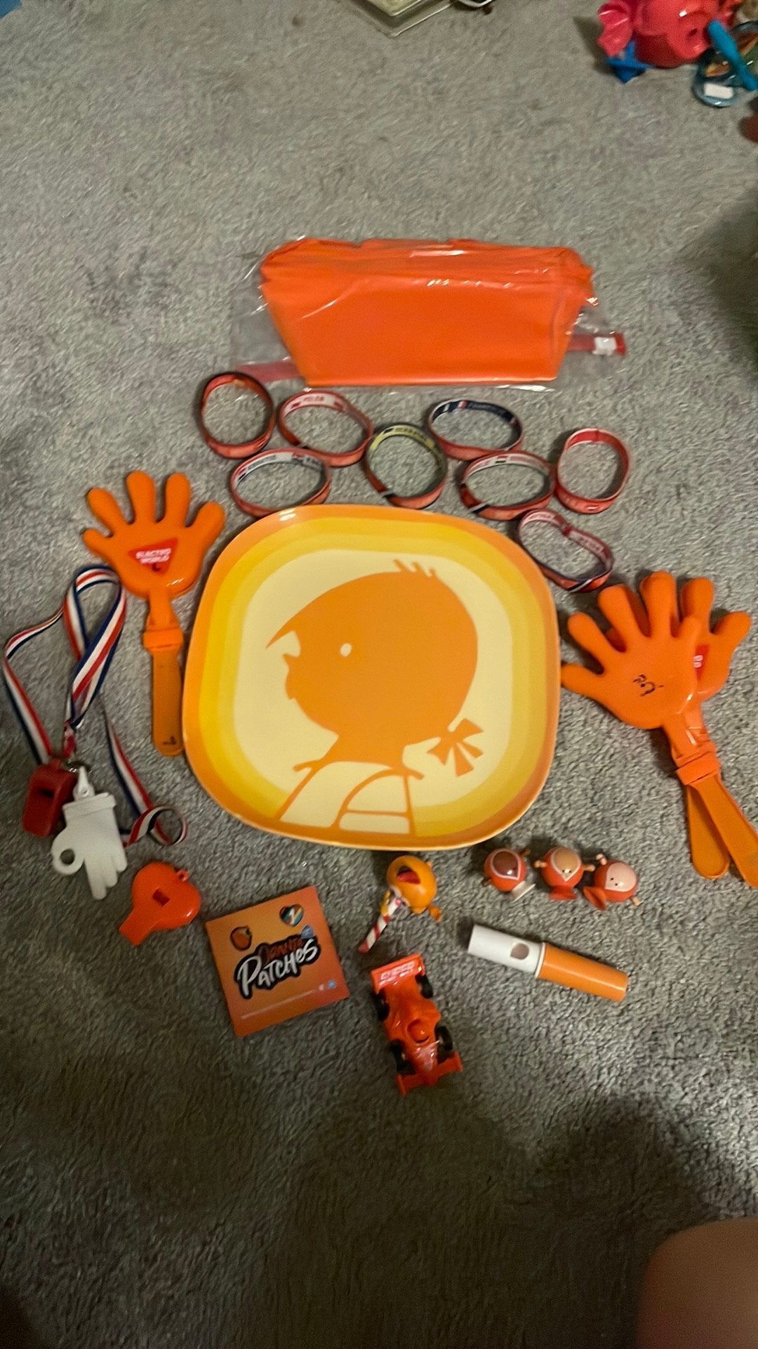 Oranje spullen voor koningsdag,voetbal,races, Ophalen of Verzenden, Zo goed als nieuw, Overige typen, Oranje of Koningsdag