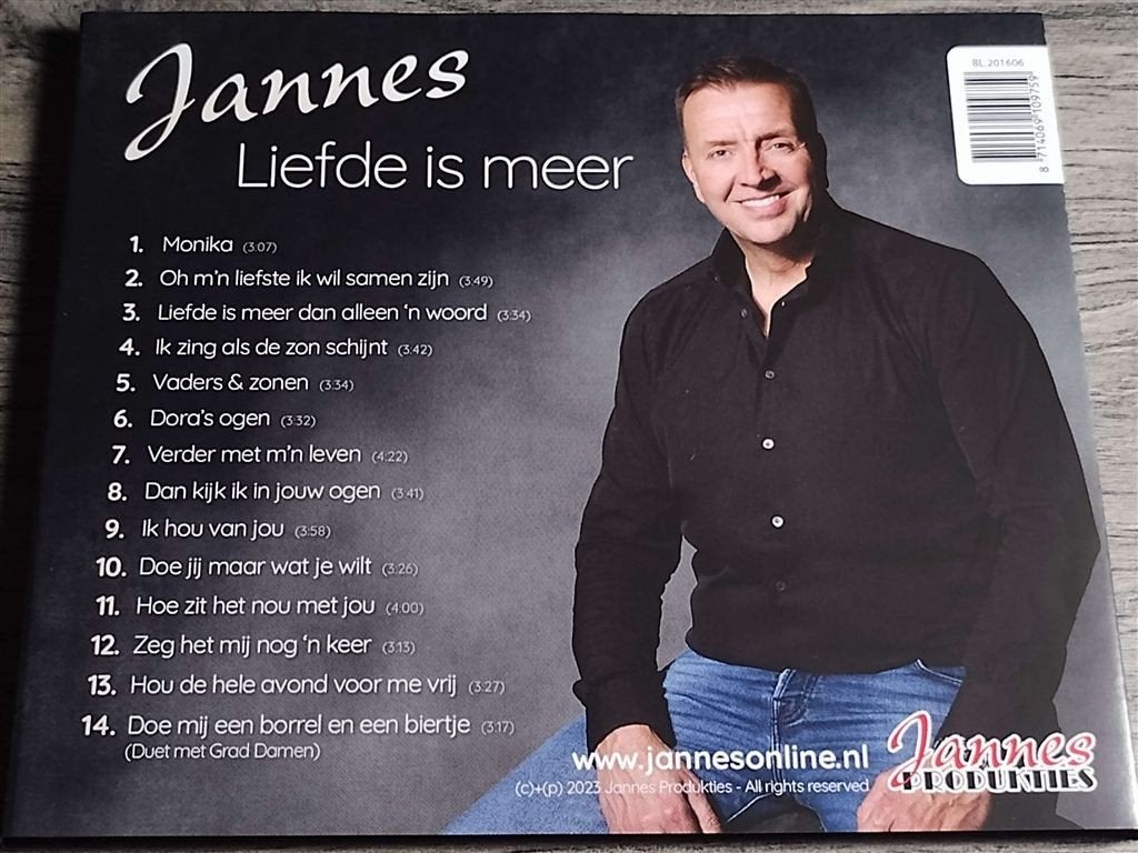 Jannes ‎– Liefde Is Meer, Ophalen of Verzenden, Zo goed als nieuw, Levenslied of Smartlap