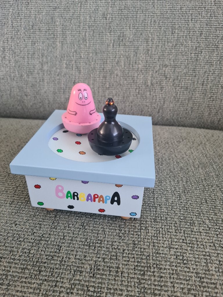 Barbapapa muziekdoos music box opwindbaar, Trousselier, Ophalen of Verzenden, Zo goed als nieuw, Nvt