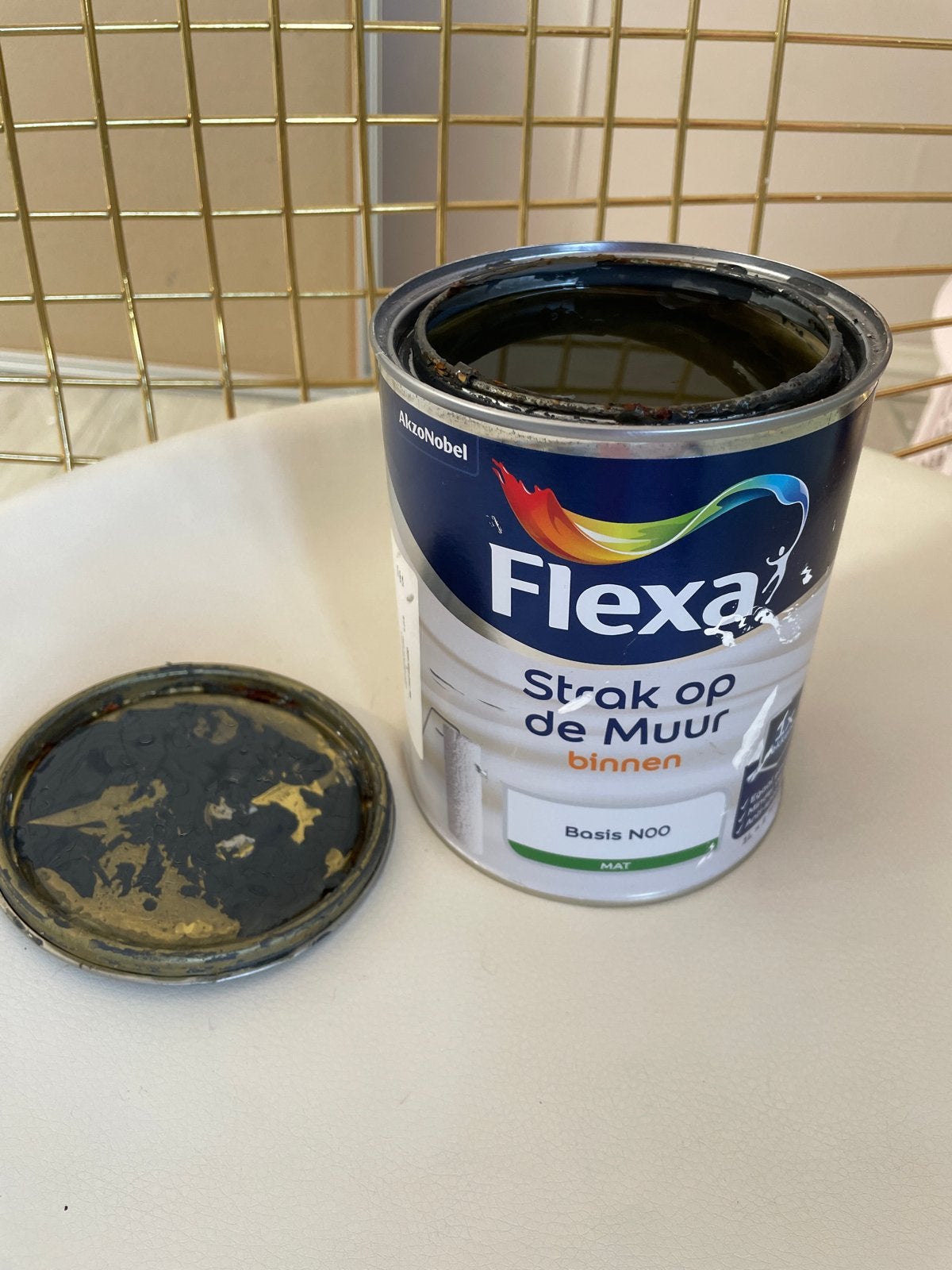Flexa Strak op de Muur Binnen Muurverf - Meerkoet, Ophalen of Verzenden, Zo goed als nieuw, Overige typen