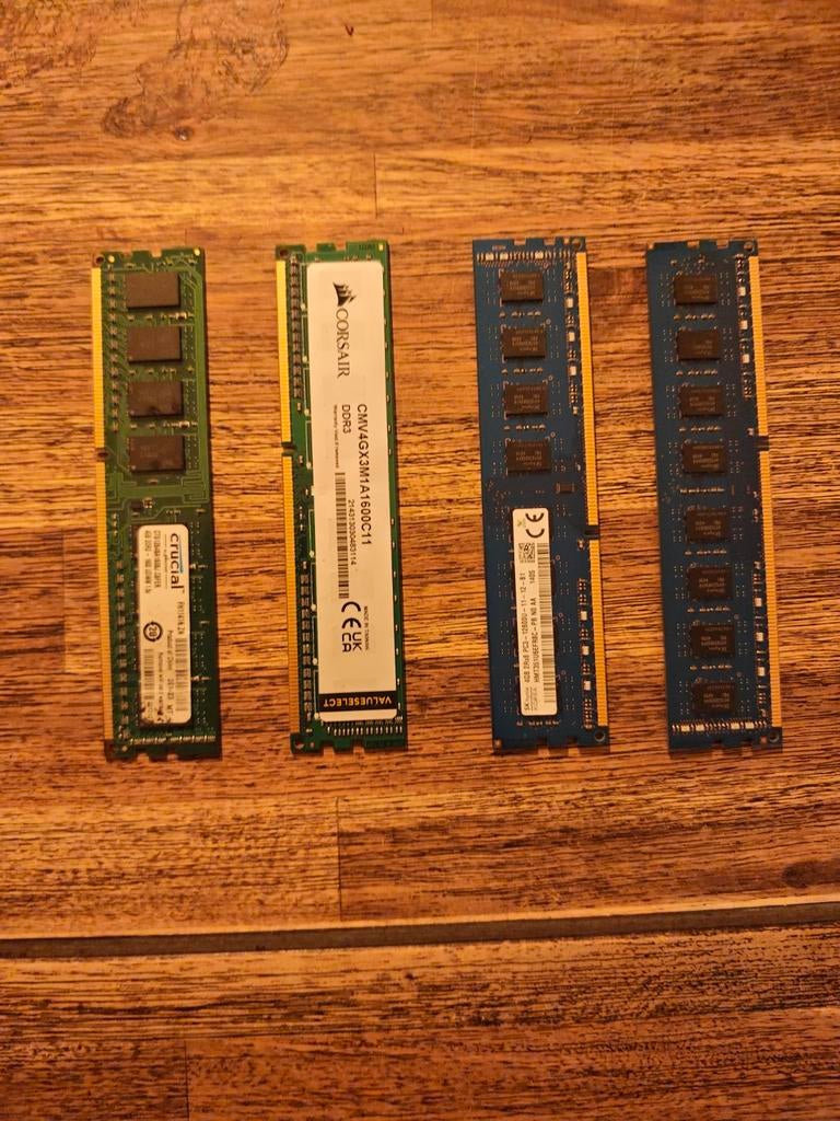 16GB DDR3 RAM Geheugenmodules (Diverse Merken), Computers en Software, RAM geheugen, Gebruikt, Server, DDR3, Ophalen of Verzenden