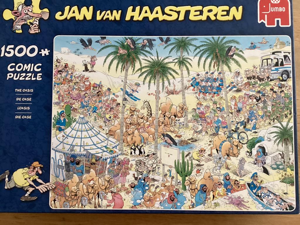 Jan van Haasteren 1500 stukjes, Hobby en Vrije tijd, Ophalen of Verzenden, 500 t/m 1500 stukjes, Zo goed als nieuw