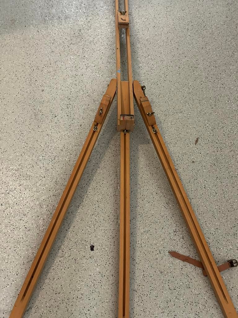 Houten schildersezel - Gebruikt, Hobby en Vrije tijd, Schilderen, Ophalen, Zo goed als nieuw, Ezel