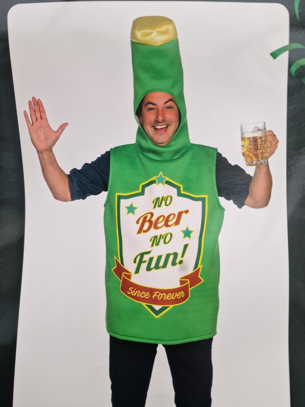 50%korting! Feestkostuum: keuze uit 4 outfits Bierfles, Sho, Ophalen of Verzenden, Nieuw, Kostuum, Carnaval