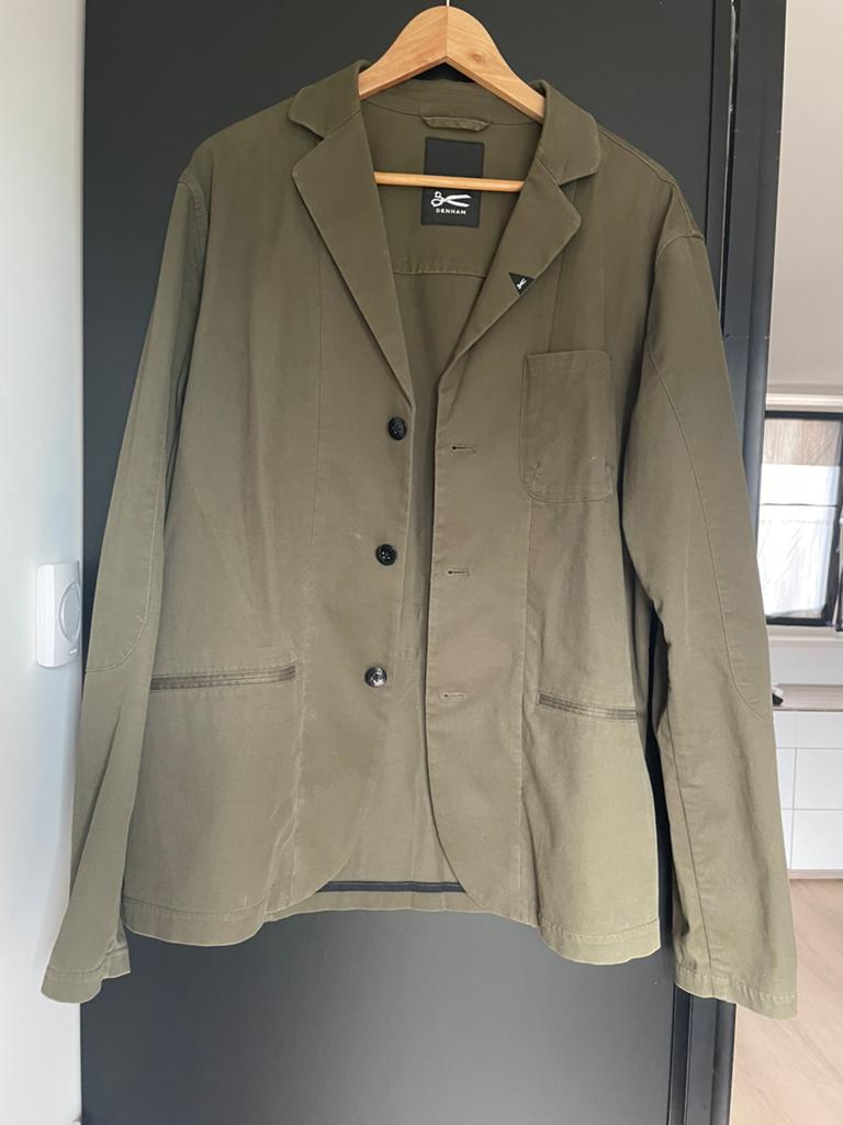 Stijlvol/sportief Legergroen Jasje - Maat XL, Ophalen of Verzenden, Zo goed als nieuw, Maat 56/58 (XL), Groen