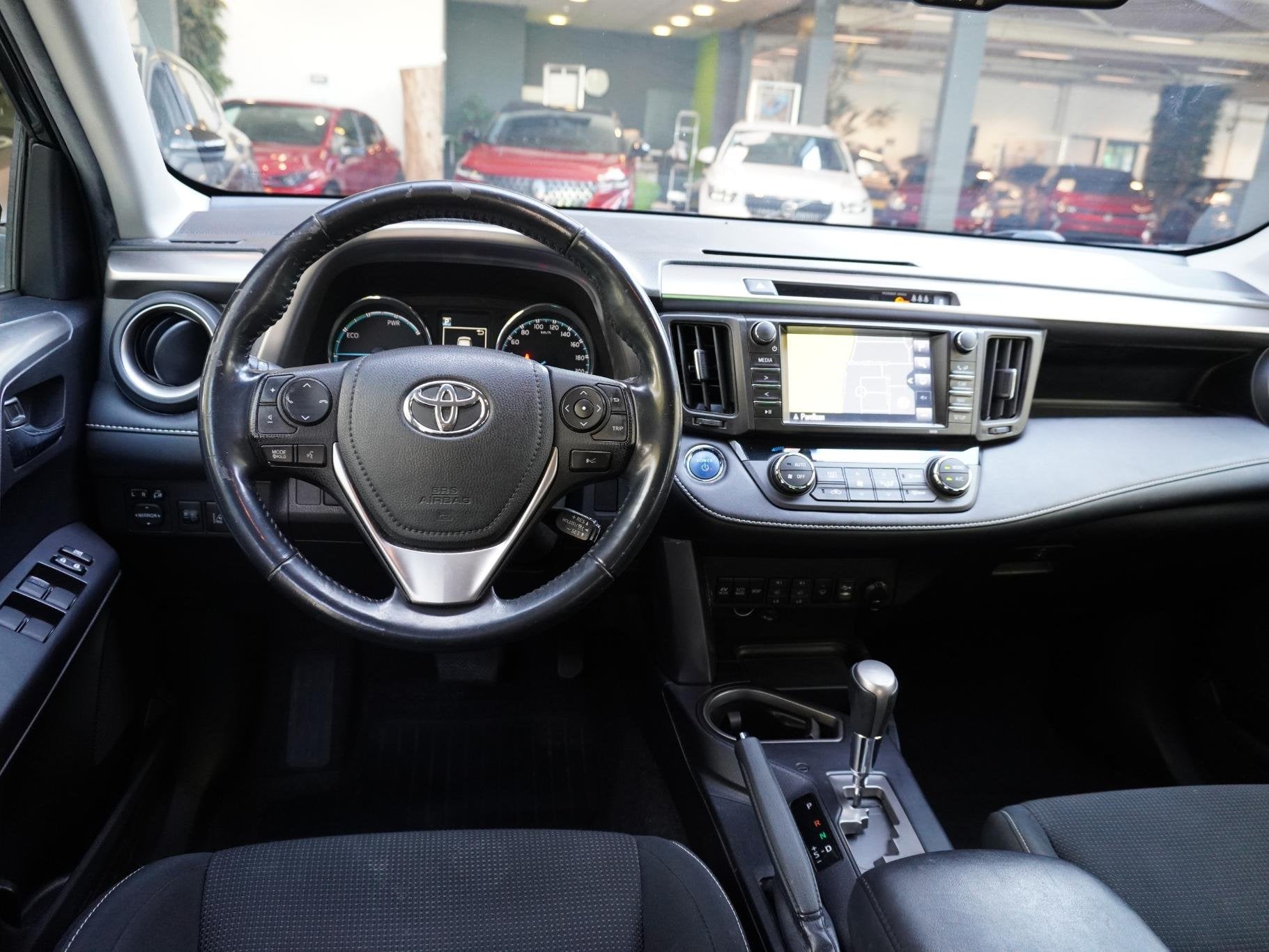 Toyota RAV4 2.5 Hybrid Style AUTOMAAT / TREKHAAK / NAVI / CA, Stof, Gebruikt, Bruin, Bedrijf