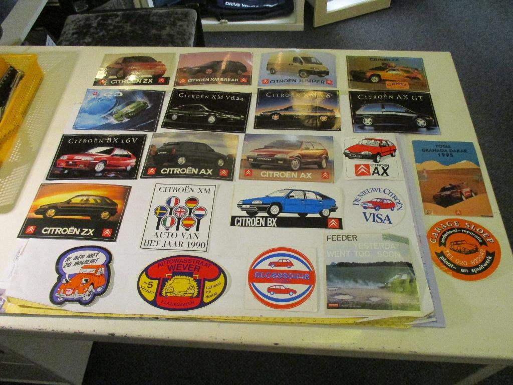 Citroen Stickers 22 stuks, Verzenden, Zo goed als nieuw
