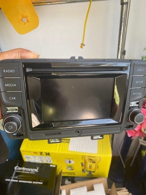 vw polo auto radio c6, Auto diversen, Verzenden, Zo goed als nieuw