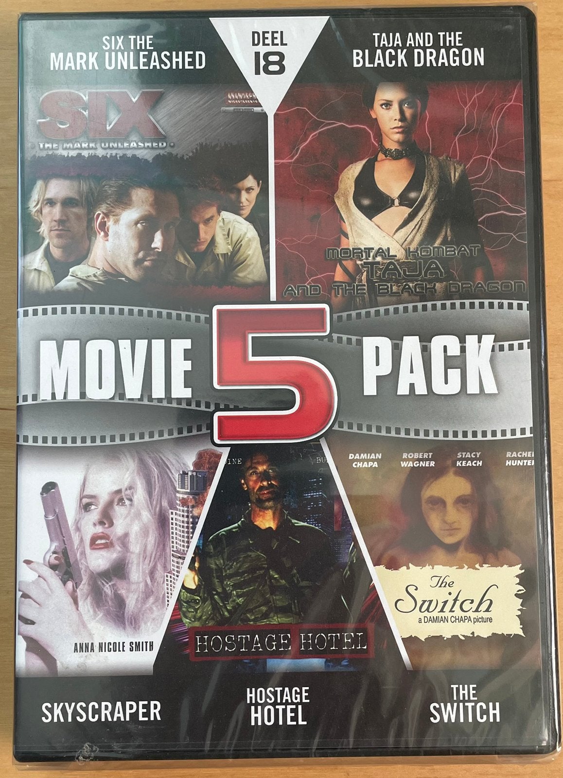 DVD movie5 pack deel 18, Ophalen of Verzenden, Nieuw in verpakking, Actie