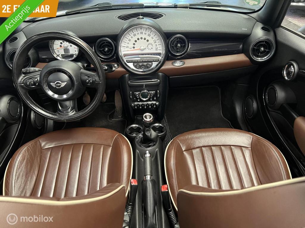 Mini Cabrio 1.6 Cooper Pepper 2e eigenaar - Airco - Cruise., Euro 5, Gebruikt, 4 cilinders, Cabriolet