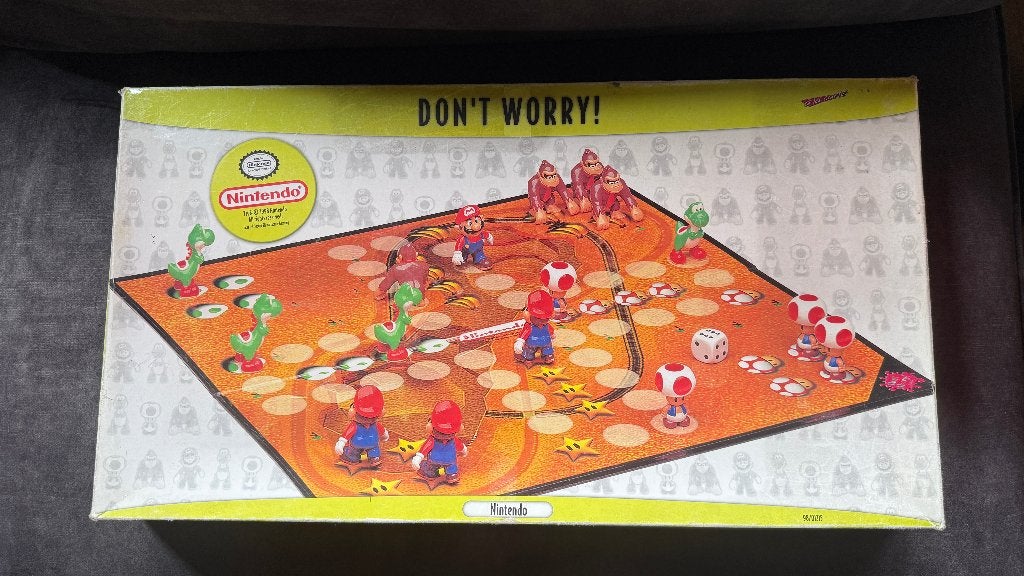 Don't Worry Nintendo Mario Themed 1998 Board Game, Verzenden, Gebruikt