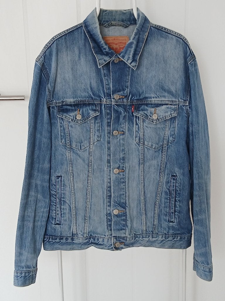 Levi's Spijkerjas, Kleding | Heren, Jassen | Zomer, Zo goed als nieuw, Maat 56/58 (XL), Blauw, Ophalen of Verzenden
