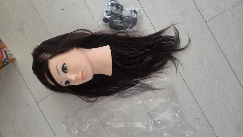 Kappershoofd met 60% synthetisch haar, Ophalen of Verzenden, Zo goed als nieuw, Overige typen