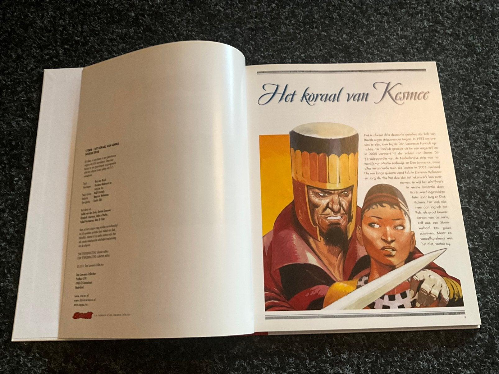Storm het koraal van kesmee “ de white edition “, Boeken, Eén stripboek, Ophalen of Verzenden, Zo goed als nieuw