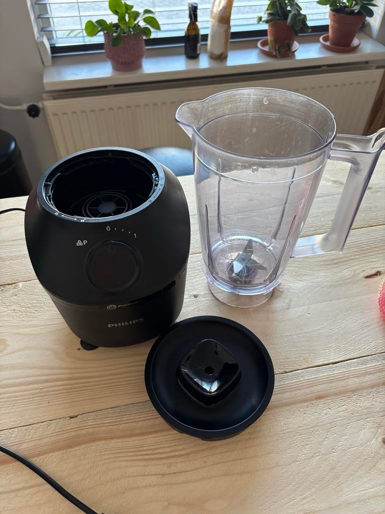 Philips ProBlend Blender - Zwart, Witgoed en Apparatuur, Blenders, Ophalen, Gebruikt, Blender