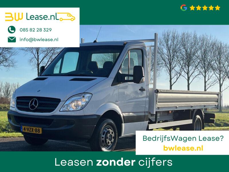 Mercedes-Benz Sprinter 513 CDI Open Laadbak 4.35M 2011, 13 km/l, Euro 5, Wit, Bedrijf