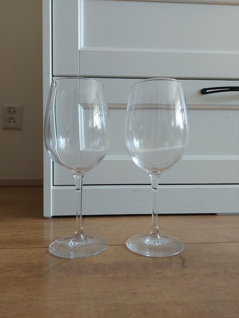 2 grote wijnglazen, Ophalen, Gebruikt, Overige typen