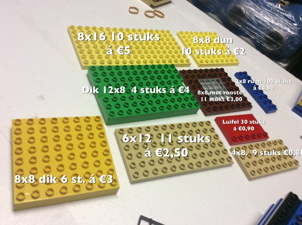 DUPLO BLOKKEN GRONDPLATEN, Kinderen en Baby's, Speelgoed | Duplo en Lego, Ophalen of Verzenden, Gebruikt, Duplo