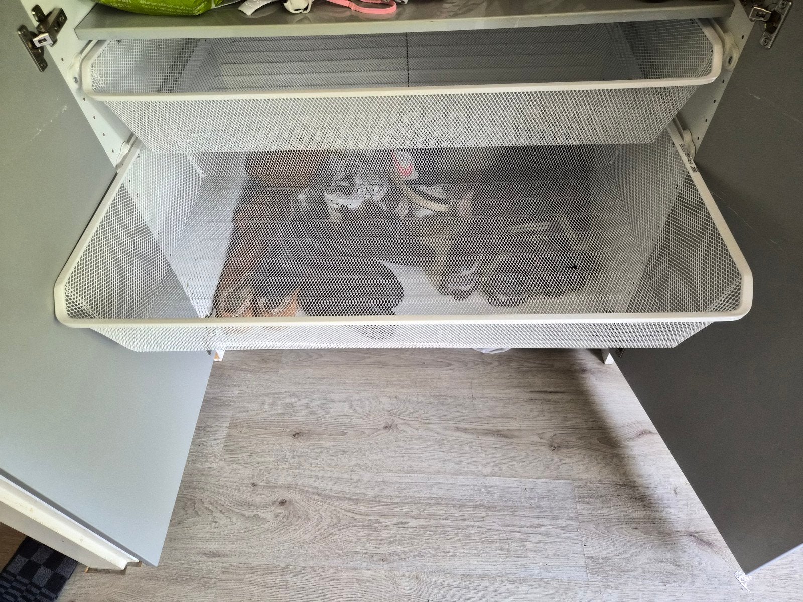 IKEA KOMPLEMENT Uittrekbare manden (2 stuks), Ophalen, Zo goed als nieuw