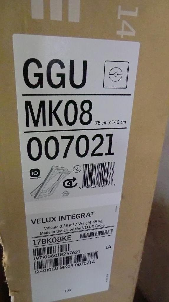 Velux dakraam, Ophalen, Minder dan 80 cm, 120 tot 160 cm, Nieuw