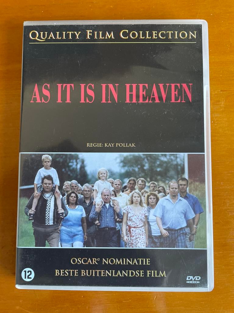 As It Is In Heaven DVD, Vanaf 12 jaar, Ophalen of Verzenden, Gebruikt, Drama