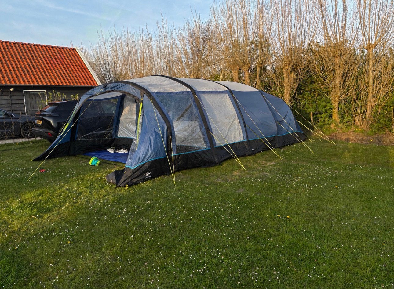 Kampa Croyde 6 Air, Caravans en Kamperen, Tenten, Ophalen, Zo goed als nieuw