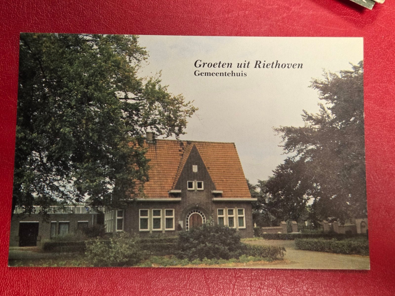 Riethoven bij Westerhoven Dommelen Gemeentehuis, Ophalen of Verzenden