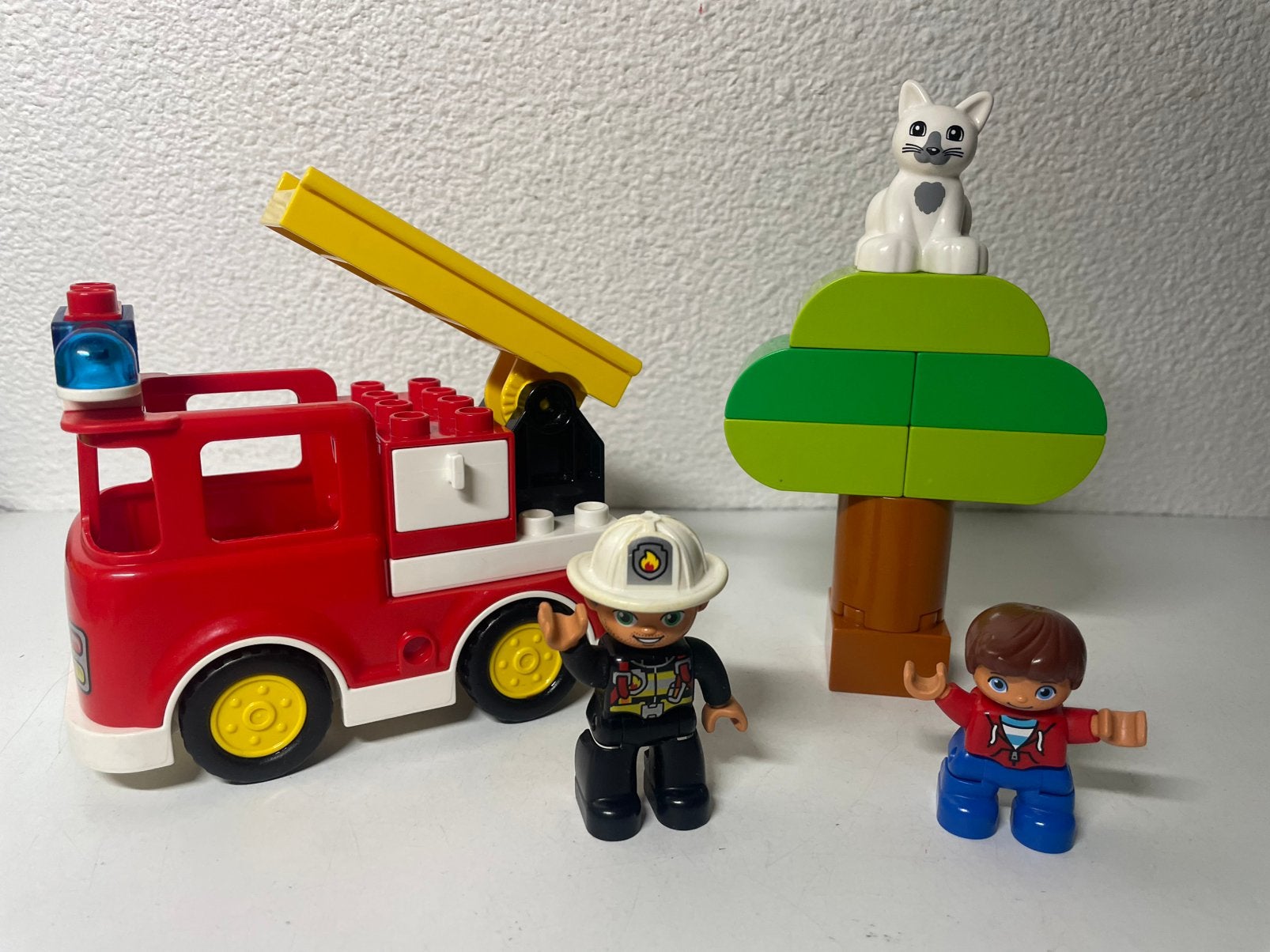 Duplo 10901 Brandweerwagen, Ophalen of Verzenden, Zo goed als nieuw, Duplo